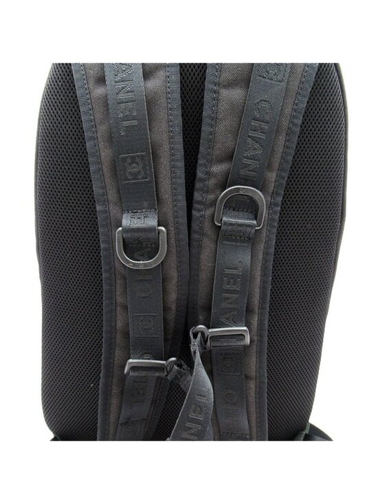 Chanel Sportsline Backpack Nylon Black Green main image 7